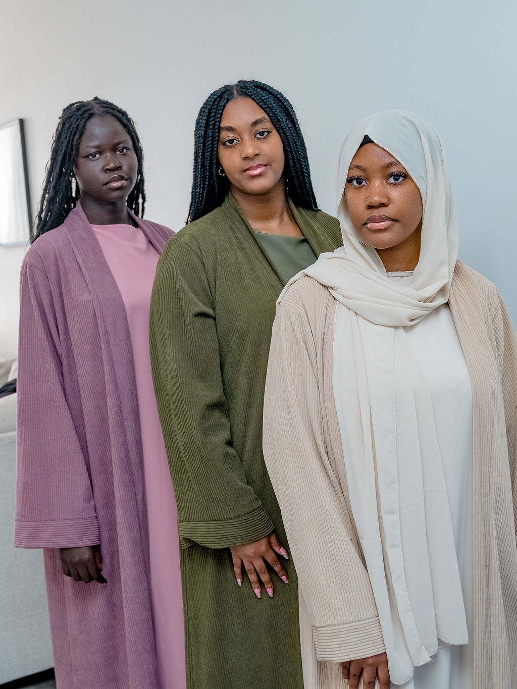 Kimono Abaya Set - Corduroy