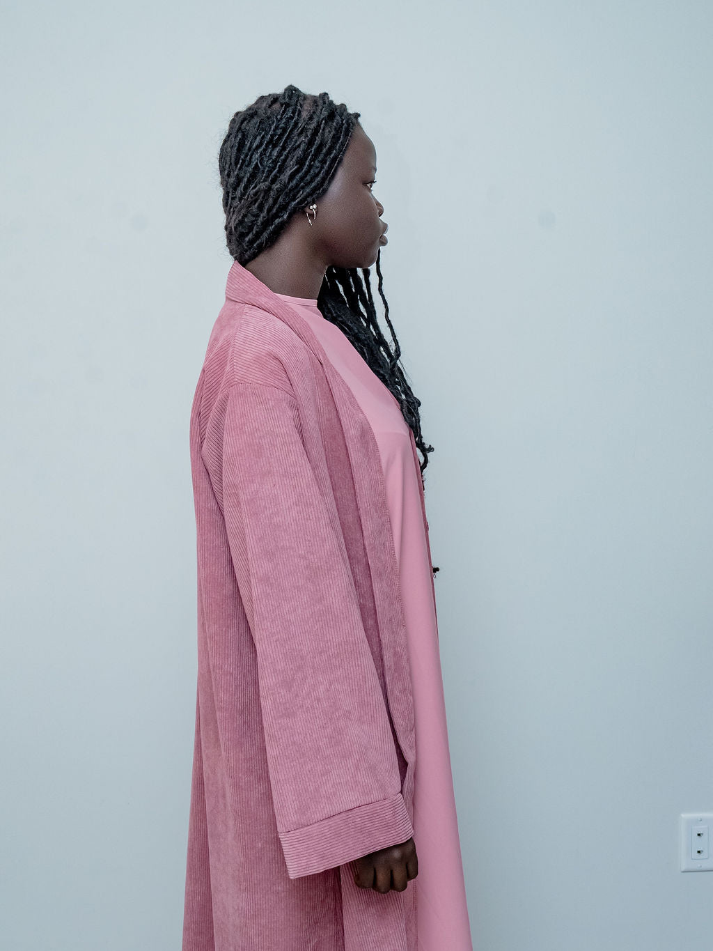 Kimono Abaya Set - Ribbed