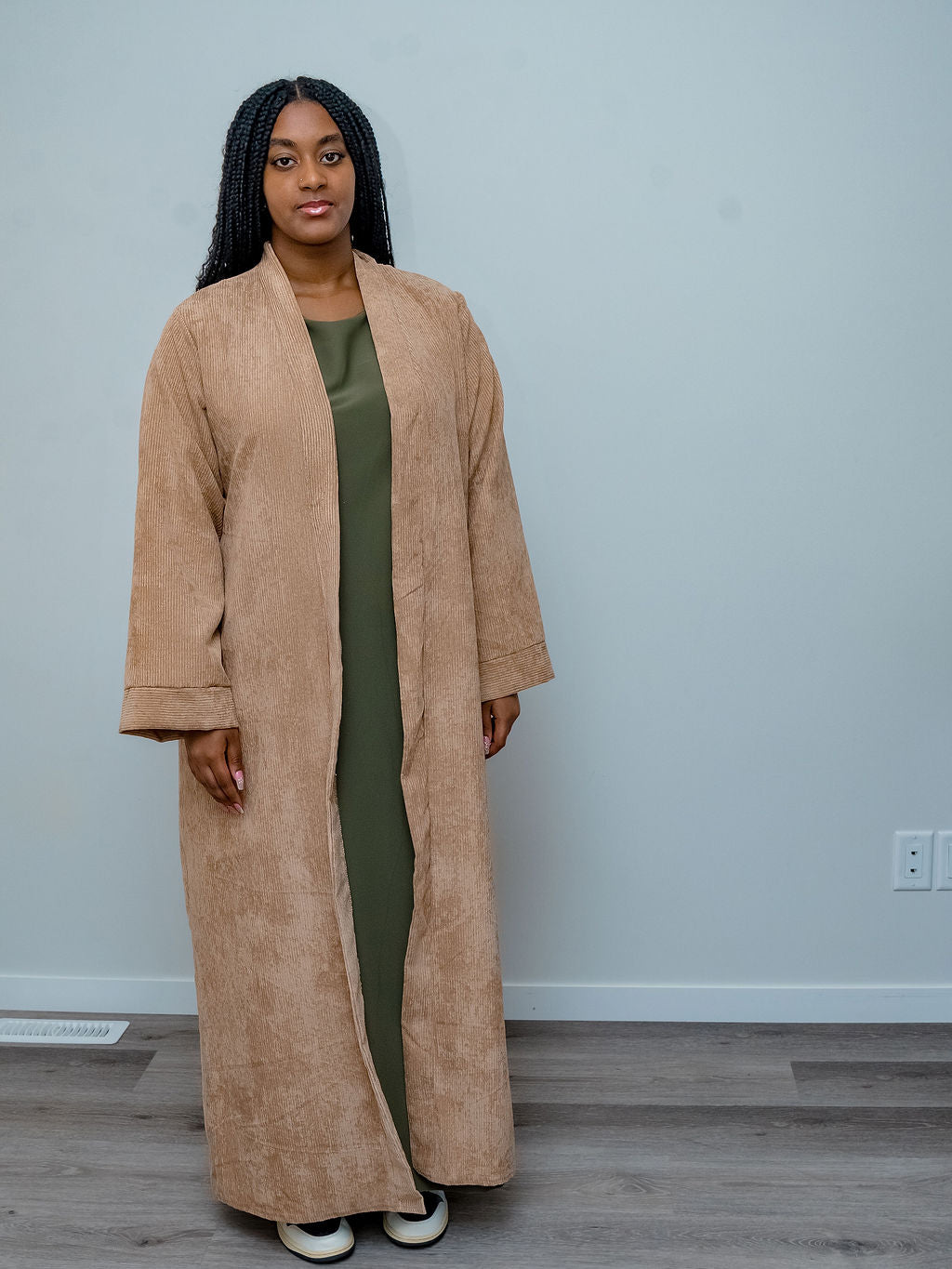 Kimono Abaya Set - Ribbed