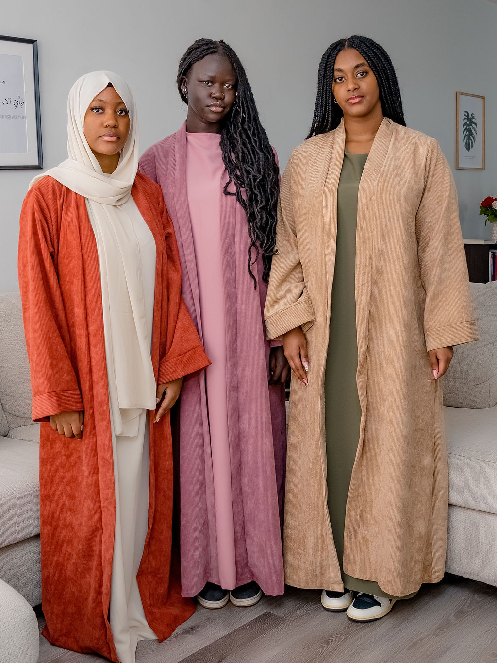 Kimono Abaya Set - Ribbed