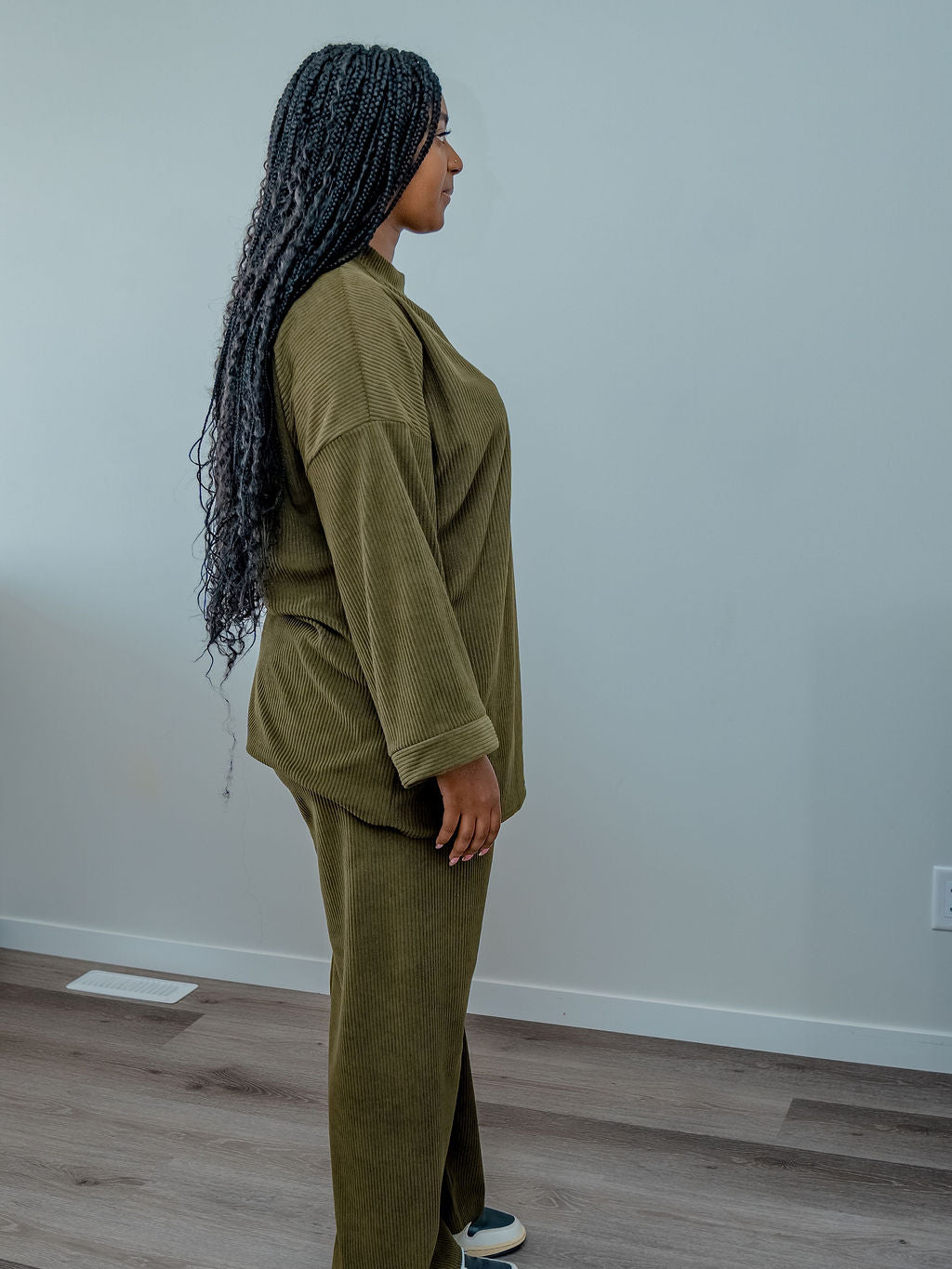 Corduroy Pants Set