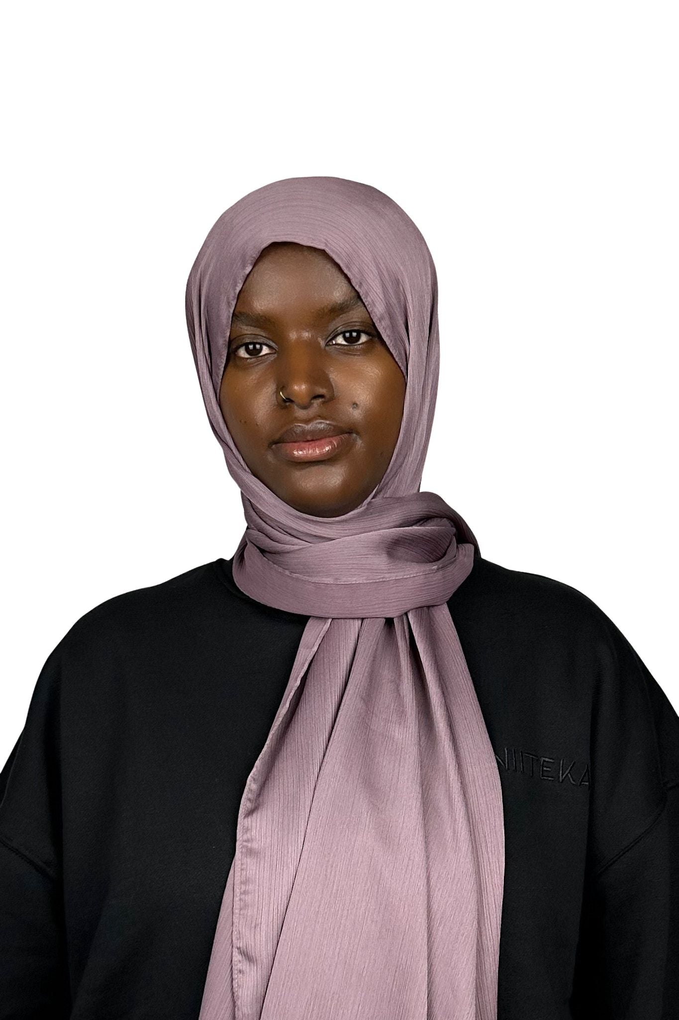 crinkle satin hijabs for wedding party hijab dine out hijab summer hijab colour mauve