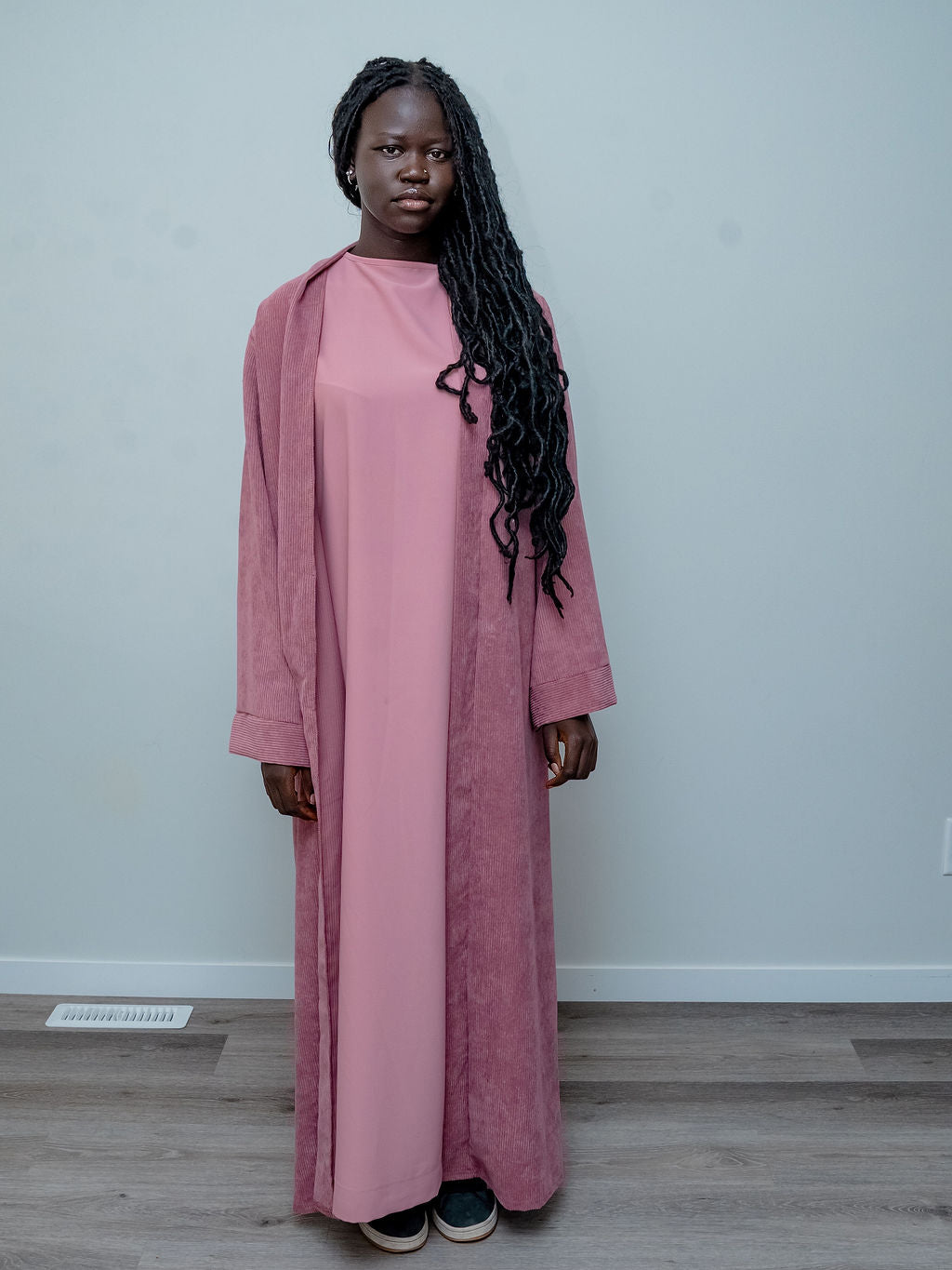 Kimono Abaya Set - Ribbed